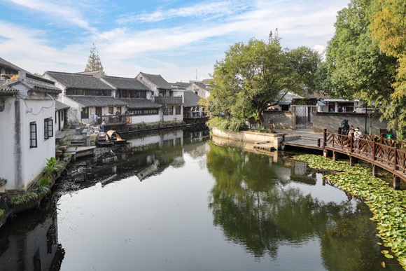 千燈鎮歇馬橋村。昆山市住建局供圖